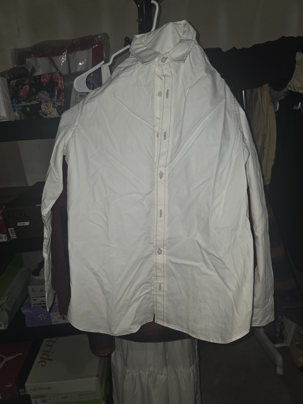 Adriano Goldschmied Classic Light Grey Button-Up Shirt